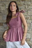 Paloma Bandeau Cami Indian Pink